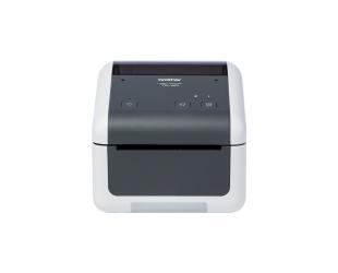 Spausdintuvas Brother TD-4210D, laidinis, vienspalvis, tiesioginis terminis, pilkas, baltas