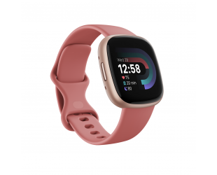 Išmanusis laikrodis Fitbit Versa 4 Smart watch, NFC, GPS (satellite), AMOLED, Touchscreen, Heart rate monitor, Activity monitoring 24/7, Waterproof,