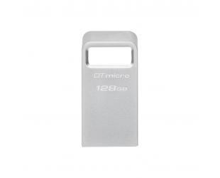 USB raktas Kingston USB 3.2 Flash Drive  DataTraveler micro 128GB, USB 3.2, Silver