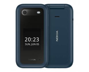 Mobilusis telefonas Nokia 2660 Flip Blue, 2.8", TFT LCD, 240 x 320, Unisoc, T107, Internal RAM 0.048GB, 0.128GB, microSDHC, Dual SIM, Main camera 0.3