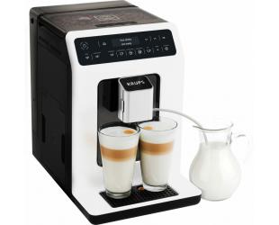 Kavos aparatas Krups Coffee Machine EA890110 Evidence Pump pressure 15 bar, Built-in milk frother, Automatic, 1450 W, White