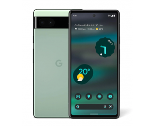Mobilusis telefonas google Pixel 6a G1AZG  Sage, 6.1", OLED, 1080 x 2400, Google Tensor (5 nm), Internal RAM 6GB, 128GB, Nano-SIM, 4G, 5G, Main camer