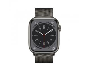 Išmanusis laikrodis Apple Watch Series 8 MNKX3UL/A 45mm, Smart watches, GPS (satellite), Retina LTPO OLED, Touchscreen, Heart rate monitor, Waterproof