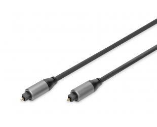 Kabelio kanalas Digitus | Digital audio cable (optical) | Male | TOSLINK | TOSLINK | Black | 1 m