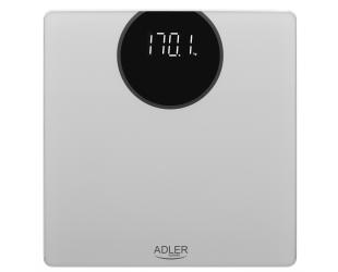 Svarstyklės Adler Bathroom scale AD 8175	 Maximum weight (capacity) 180 kg, Accuracy 100 g, Silver