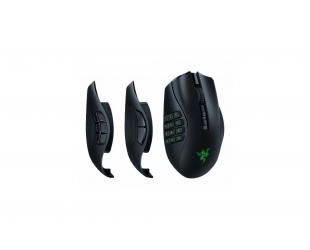 Žaidimų pelė Razer Naga V2 Pro Gaming Mouse, RGB LED light, 2.4GHz, Bluetooth, 	Wireless, Black