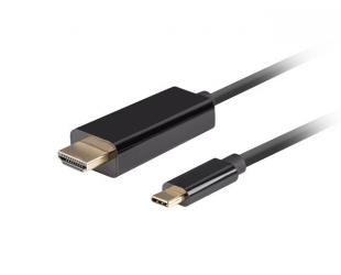 Adapteris Lanberg USB-C to HDMI Cable, 0.5 m 4K/60Hz, Black