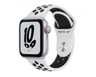 Išmanusis laikrodis Apple Watch Nike SE GPS + Cellular, 40mm Silver Aluminium Case with Pure Platinum/Black Nike Sport Band - Regular