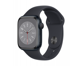 Išmanusis laikrodis Apple Watch Series 8 MNP53EL/A 41mm, GPS (satellite), Retina LTPO OLED, Touchscreen, Heart rate monitor, Waterproof, Bluetooth, Wi