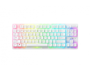 Klaviatūra Razer Optical Keyboard Deathstalker V2 Pro RGB LED light, US, Wireless, White, Red Switch