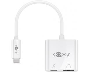 Adapteris Goobay USB-C HDMI Adapter (4k 60 Hz) 	62110 White