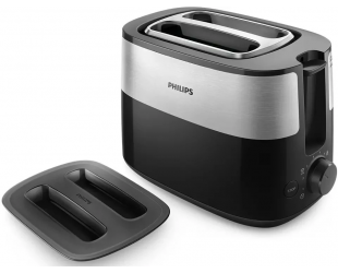 Skrudintuvas Philips HD2517/90 Daily Collection, galia 830 W, skylių skaičius 2, korpuso medžiaga plastikas, juodas/nerūdijantis plienas.