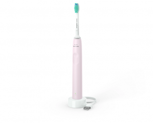 Elektrinis dantų šepetėlis Philips Sonicare HX3651/11, įkraunamas, suaugusiems, 1 šepetėlio galvutė, garso technologija, cukraus rožinis.