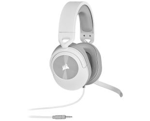Ausinės Corsair Stereo Gaming Headset HS55 Built-in microphone, White, Wired, Noice canceling