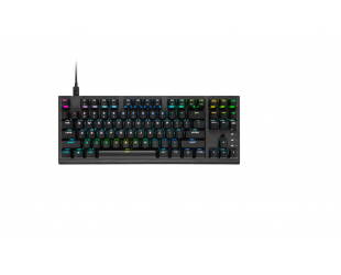 Klaviatūra Corsair K60 PRO TKL RGB Gaming keyboard, RGB LED light, NA, Wired, Black, Optical-Mechanical