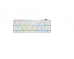 Klaviatūra Corsair K70 PRO MINI, Gaming keyboard, RGB LED light, NA, White, Wireless/Wired, CHERRY MX Red