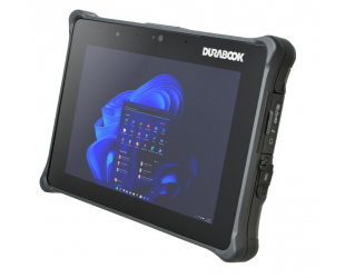 Planšetinis kompiuteris Durabook R8 Rugged Tablet 8", Black, Sunlight Readable 800nits Touchscreen Display, Intel Core i5-1230U, 8GB, 128GB, Wi-Fi, 2