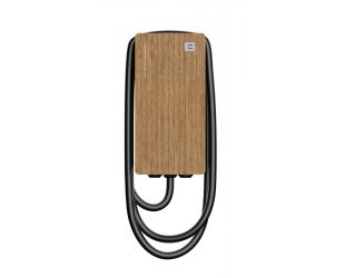 Įkrovimo stotelė Teltonika Energy TeltoCharge 16A, 3 phase, 11kW, type 2 5m cable, WiFi/BLE/ETH/NFC/RS485 Wooden front cover