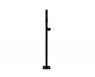Stovas TeltoCharge Mounting Pole, Carbon steel, black