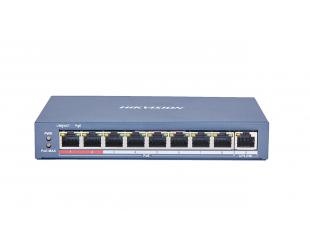 Komutatorius Hikvision 8-Port Gigabit Switch DS-3E0109P-E(C) Unmanaged, Desktop, PoE/Poe+ ports quantity 8, Ethernet LAN (RJ-45) ports 1