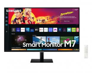 Monitorius Samsung Smart Monitor LS32BM700UPXEN 32", VA, UHD, 3840x2160, 16:9, 4 ms, 300 cd/m², Black, 60 Hz, HDMI ports quantity 2