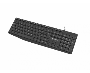 Klaviatūra Natec Keyboard Nautilus NKL-1950 Wired, US, USB Type-A, Black