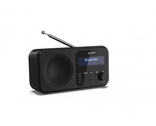 Radijo imtuvas Sharp DR-P420(BK) Tokyo Portable Digital Radio, FM/DAB/DAB+, Bluetooth 5.0, USB or Battery Powered, Midnight Black | Sharp | Tokyo Port