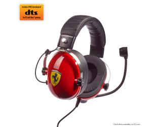 Ausinės Thrustmaster Gaming Headset DTS T Racing Scuderia Ferrari Edition Built-in microphone, Wired, Red/Black