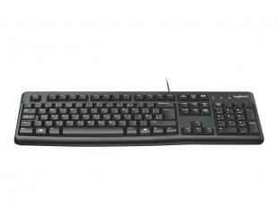 Klaviatūra Logitech K120, laidinė, juoda