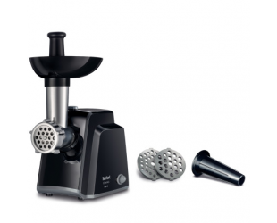 Mėsmalė TEFAL NE1088, 300 W, 1 greitis, pralaidumas (kg/min) 1.7, nerūdijančio plieno/juoda