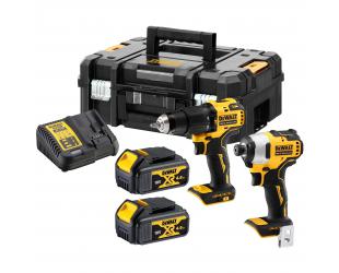 Įrankių rinkinys DEWALT DCK2062M2T-QW 18V XR Brushless Twin Kit - 2 X 4Ah