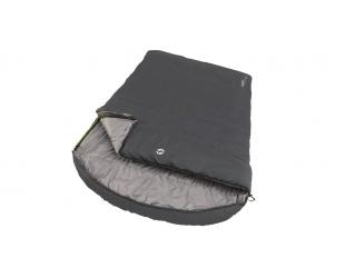 Miegmaišis Outwell Campion Lux Double, Sleeping Bag, 225x140 cm, 2 way open - auto lock, L-shape, Dark Grey