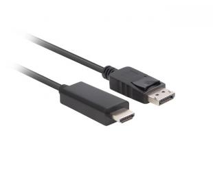 Kabelis Lanberg DisplayPort to HDMI Cable 	CA-DPHD-11CC-0010-BK 1 m