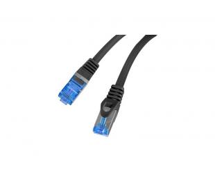 Tinklo kabelis Lanberg patch cable 25 cm juoda RAL 9004