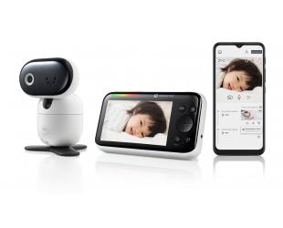 Wi-Fi HD Motorized Video Baby Monitor Motorola PIP1610 HD CONNECT 5.0" Balta/Juoda