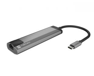 USB įkroviklis Natec Docking station USB-C Grey