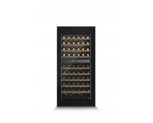 Vyno šaldytuvas Caso Wine Cooler WineDeluxe WD 60 Energy efficiency class F, Built-in, Bottles capacity 60, Black