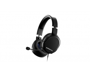 Ausinės SteelSeries Gaming Headset skirta skirta PS5 Arctis 1 Over-Ear, Built-in microphone, Black, Noise canceling