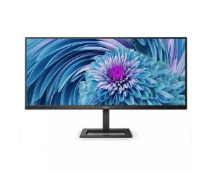 Monitorius Philips Monitor  346E2LAE 34", VA, WQHD, 3440x1440, 21:9, 4 ms, 300 cd/m², HDMI ports quantity 1, 100 Hz