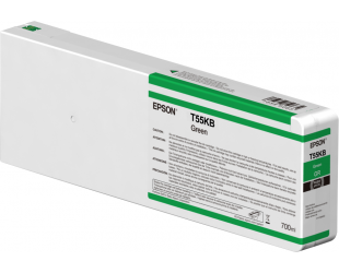 Epson Singlepack T55KB00 UltraChrome HDX/HD Ink cartrige, Green, 700 ml