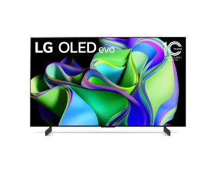 Televizorius LG 	OLED42C31LA 42" (106 cm), Smart TV, webOS 23, 4K UHD OLED, 3840x2160, Wi-Fi