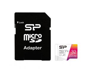 Atminties kortelė Silicon Power microSDHC UHS-I Memory Card Elite 32GB, microSDHC/SDXC, Flash memory class 10