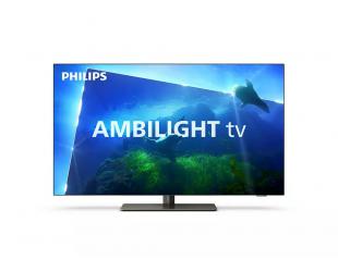 Televizorius Philips 4K UHD OLED Smart TV with Ambilight 48OLED718/12 48" (121cm), Smart TV, Android, 4K UHD OLED, 3840x2160, Wi-Fi,  DVB-T/T2/T2-HD/C/S/S2