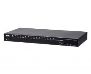 Komutatorius Aten | ATEN CS19216 - KVM / audio / USB switch - 16 ports - rack-mountable