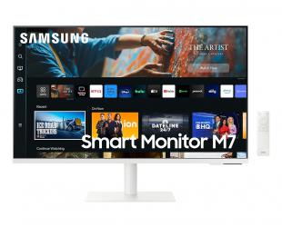 Monitorius Samsung Smart Monitor  LS32CM703UUXDU 32", VA, 4K, 3840x2160, 16:9, 4 ms, 300 cd/m², White, HDMI ports quantity 2, 60 Hz