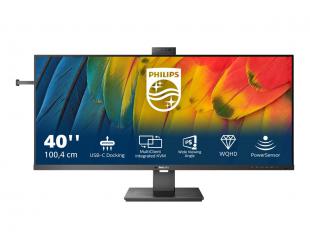 Monitorius Philips 40B1U5601H 40 in IPS UWQHD 3440x1440 (DisplayPort: 120 Hz, HDMI: 100 Hz, USB-C: 120 Hz) 300 cd/m² HDMI, DisplayPort, 2xUSB-C 100 W