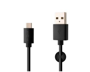 Kabelis FIXED Cable USB/USB-C, Black
