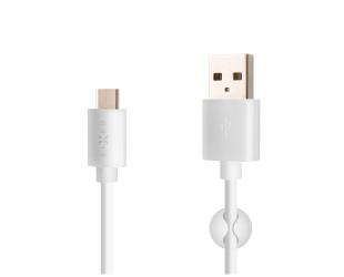 Kabelis FIXED Cable USB/USB-C, White