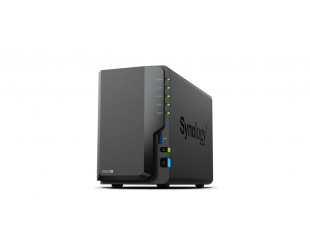 Diskų masyvas Synology Tower NAS DS224+ up to 2 HDD/SSD, Intel Celeron, J4125, Processor frequency 2.0 GHz, 2GB, DDR4, 2x1GbE, 2xUSB 3.2 Gen 1