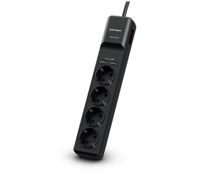 Apsaugos nuo viršįtampių įrenginys CyberPower Professional Series P0420SUD0-DE 1.8 m Juoda